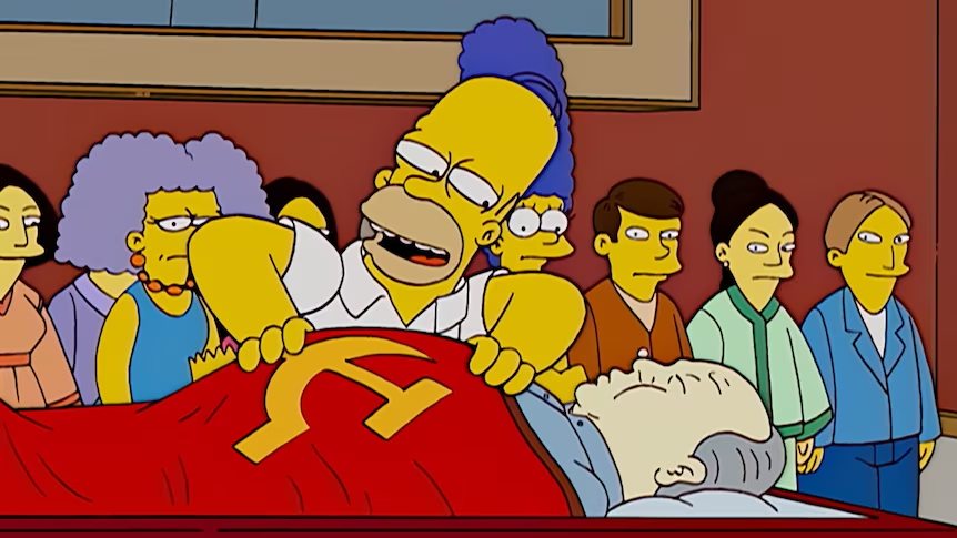 Mao salami China simpson Blank Meme Template