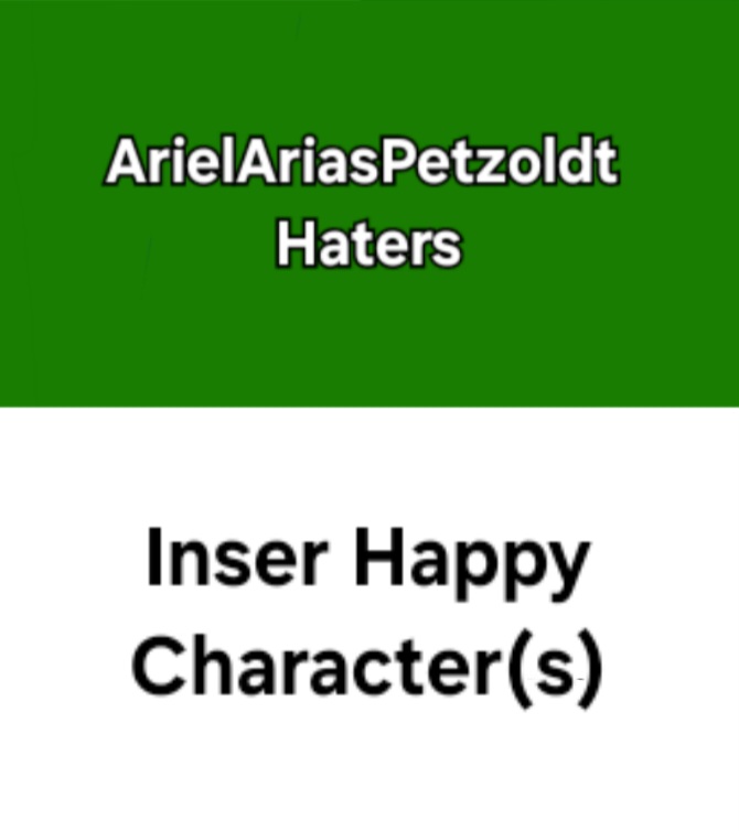 Who Likes ArielAriasPetzoldt Haters Blank Meme Template