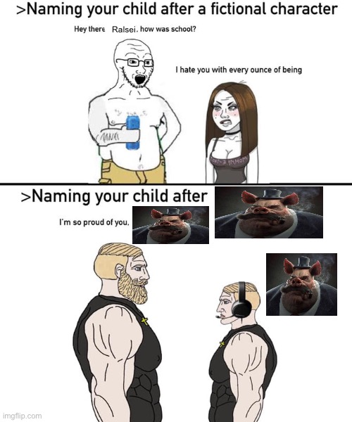 Naming your child after | Ralsei | image tagged in naming your child after | made w/ Imgflip meme maker
