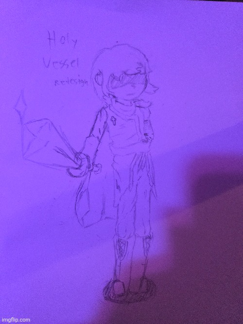 Sorry my room has a purple light, my brother refuses to change it lmao, and I cant post in the drawing stream rn so here | image tagged in a | made w/ Imgflip meme maker