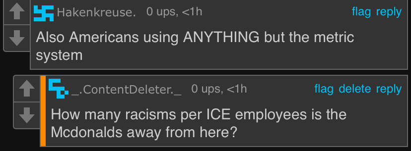 How many racisms per ICE employees is the nearest McDonalds? Blank Meme Template