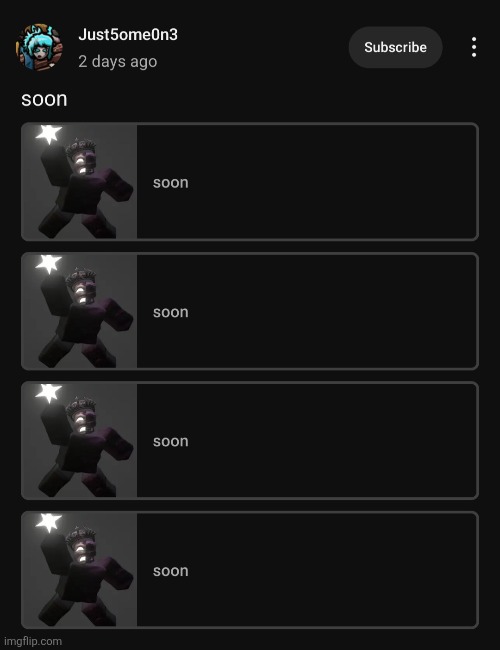 soon | image tagged in soon | made w/ Imgflip meme maker