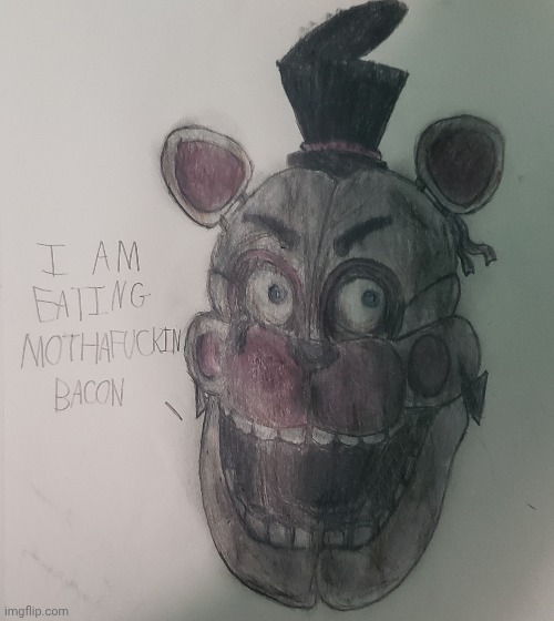 Funtime Freddy (CTW) doodle | image tagged in fnaf,drawing | made w/ Imgflip meme maker