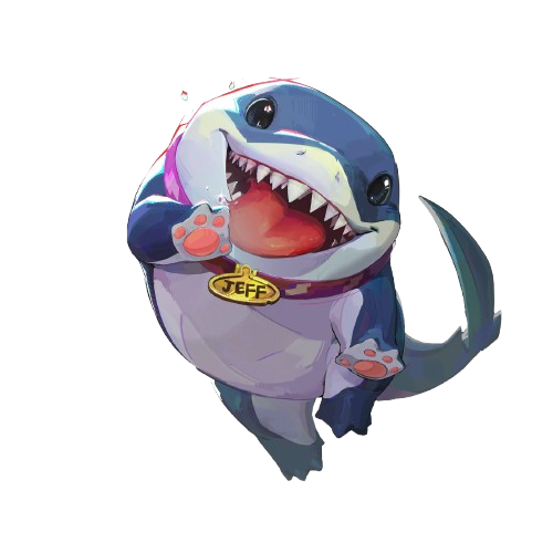Jeff The Land Shark Blank Meme Template