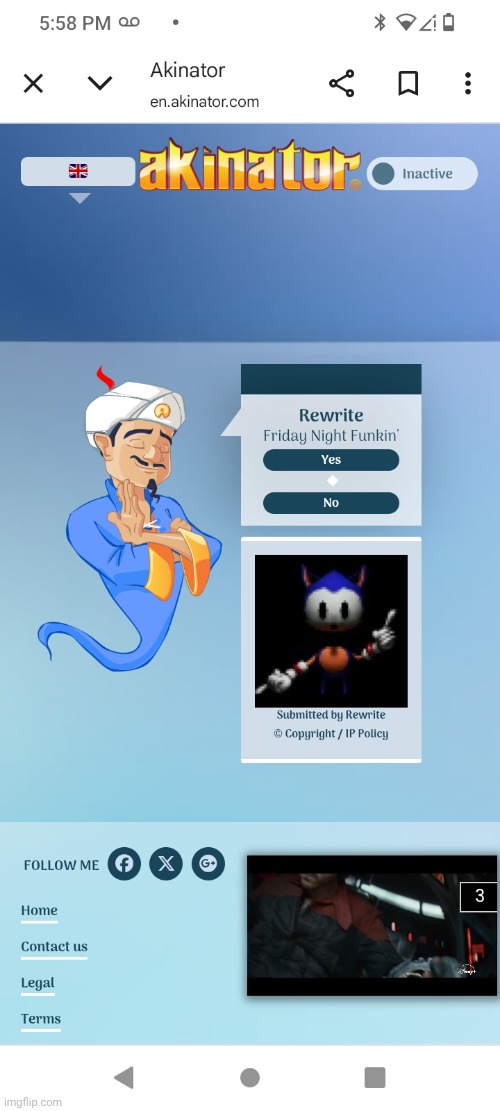 trying to find myself on Akinator, they are close but I see no imgflip on it | made w/ Imgflip meme maker