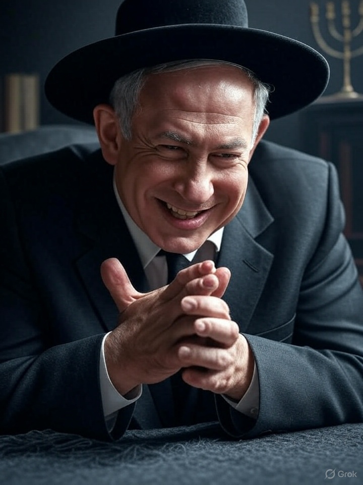 netanyahu talmudic disaster Blank Meme Template