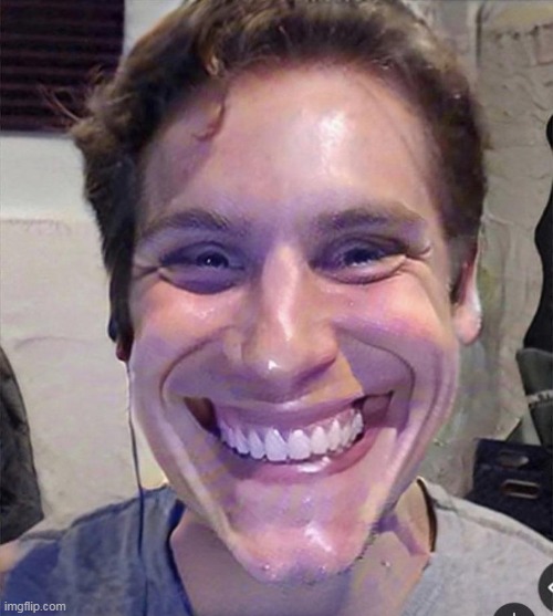 this image is more fucking disturbing than the widespread version what the fuck | made w/ Imgflip meme maker