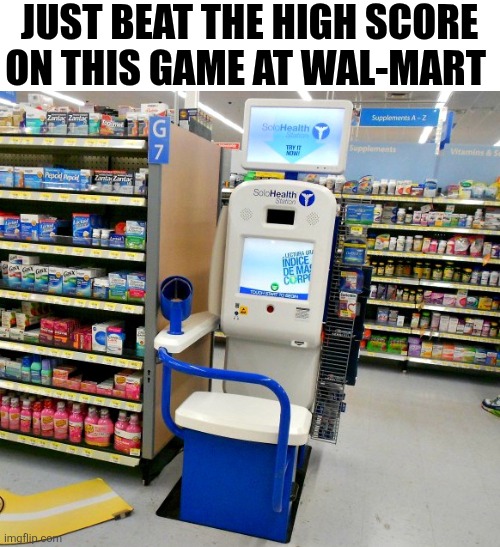 Just Beat The High Score On This Game At Wal-Mart | JUST BEAT THE HIGH SCORE ON THIS GAME AT WAL-MART | image tagged in chris joines | made w/ Imgflip meme maker