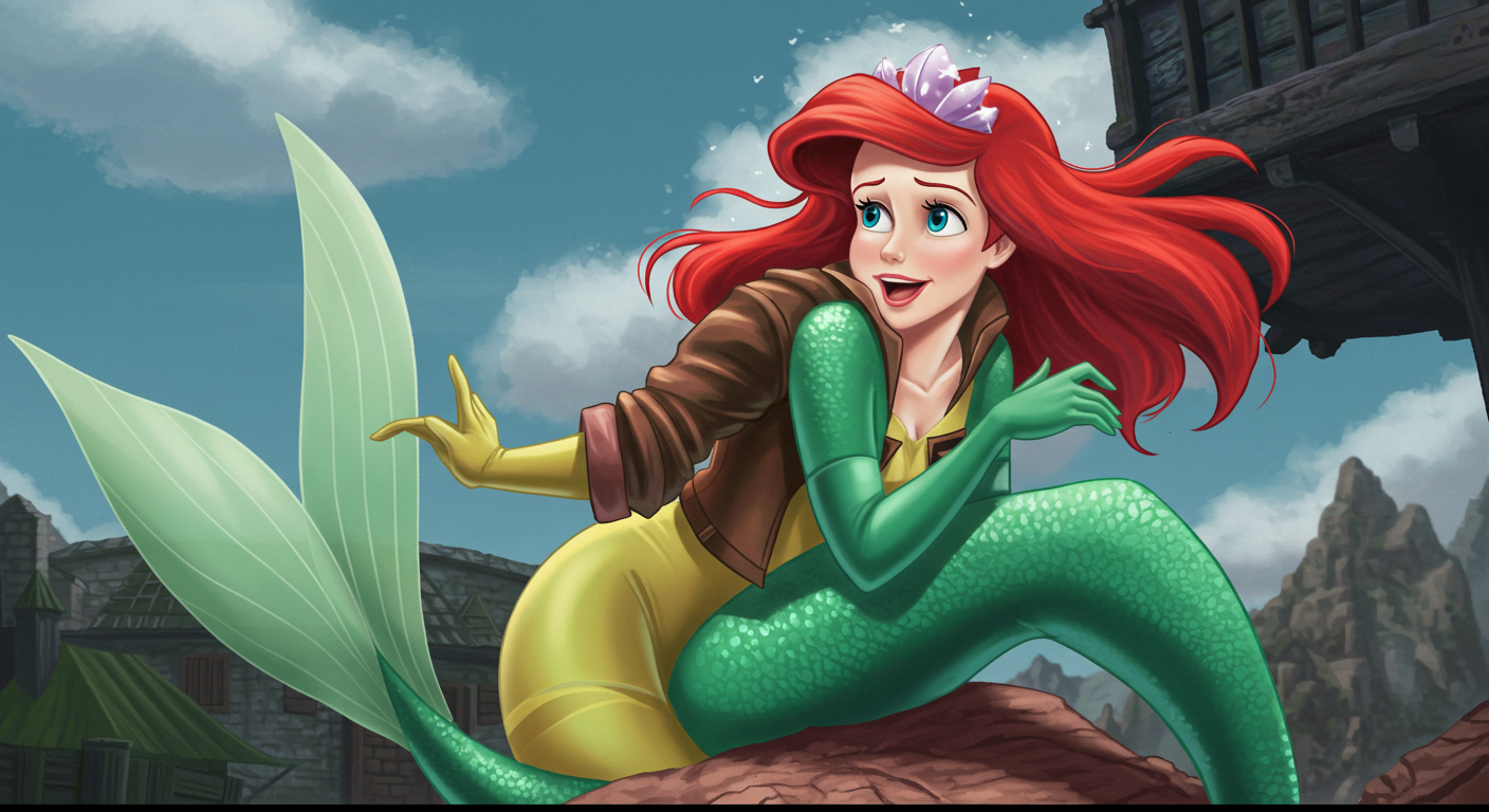 ariel rogue Blank Meme Template