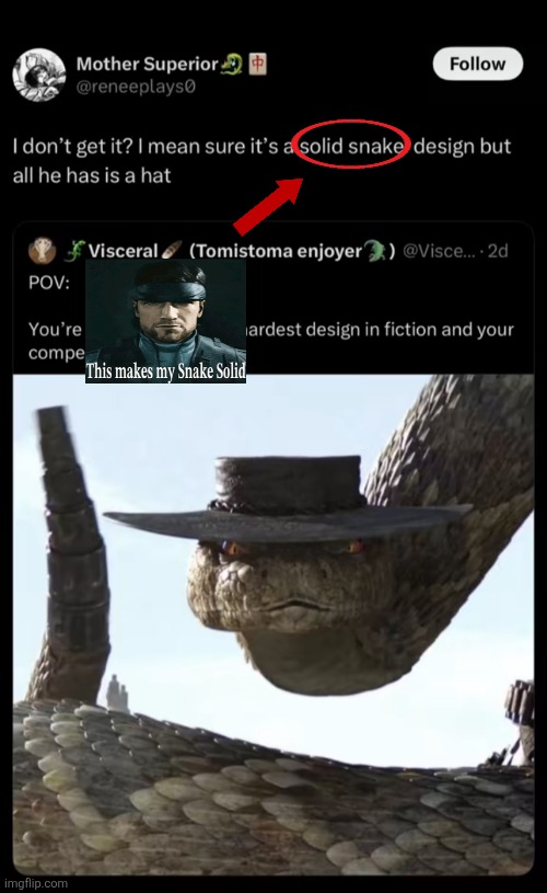 Idk | image tagged in metal gear solid,solid snake | made w/ Imgflip meme maker