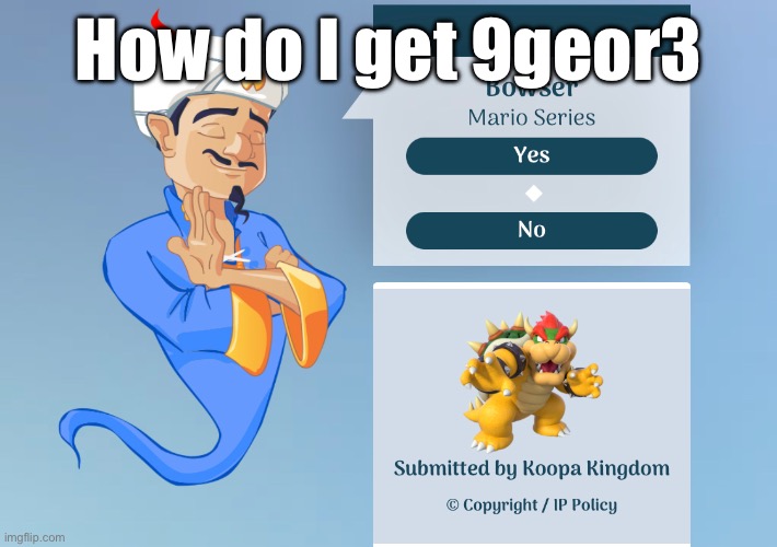 How do I get 9geor3 | made w/ Imgflip meme maker