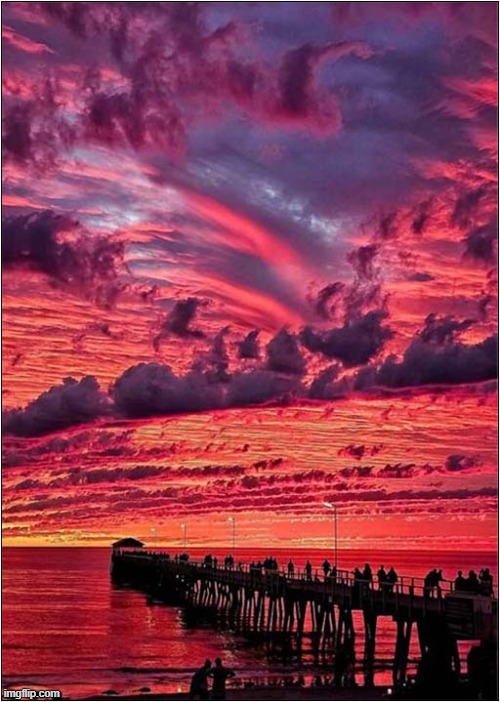 Sunset Henley Beach Australia | image tagged in sunset,australia | made w/ Imgflip meme maker