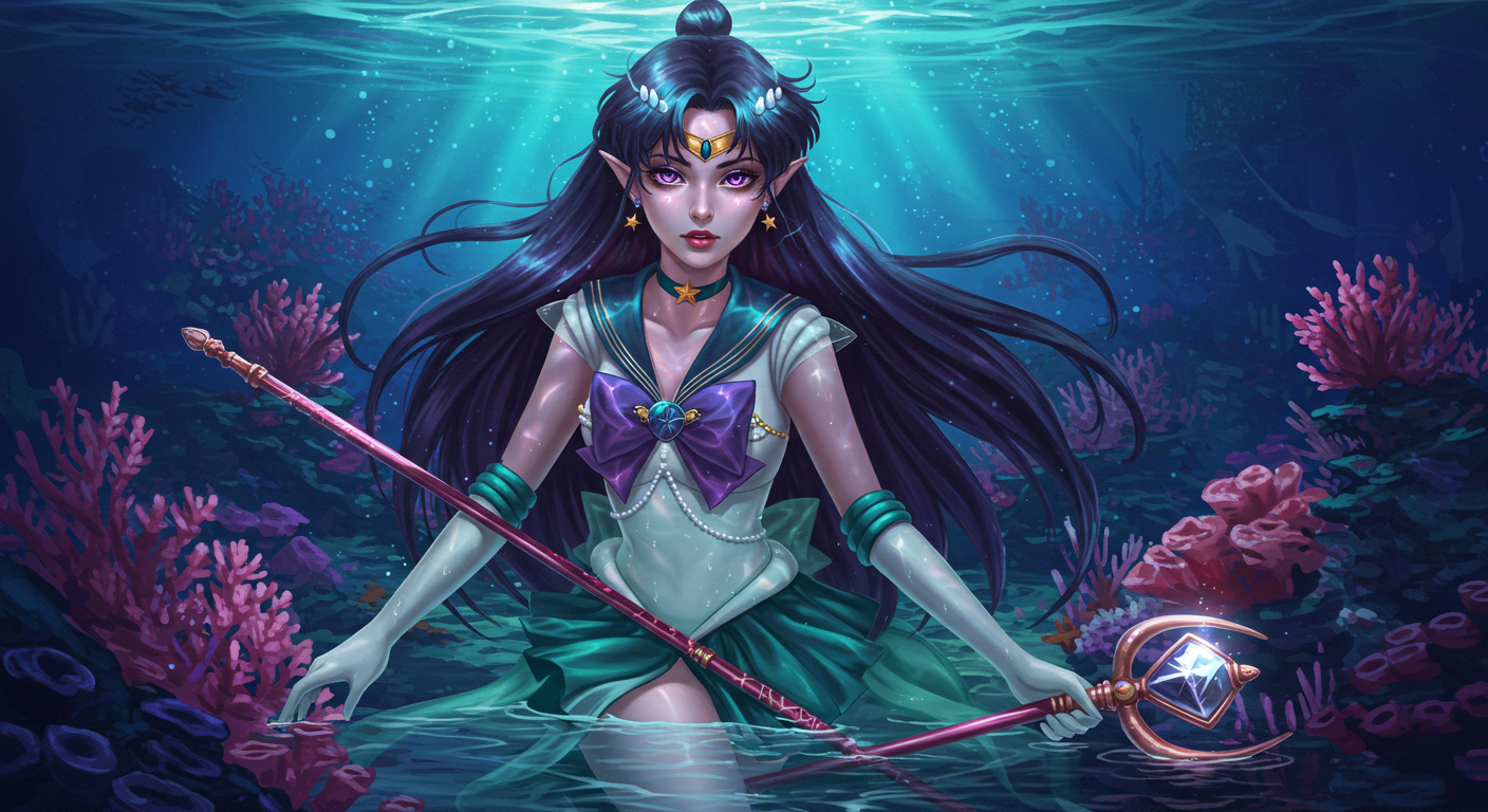 sailor pluto Blank Meme Template