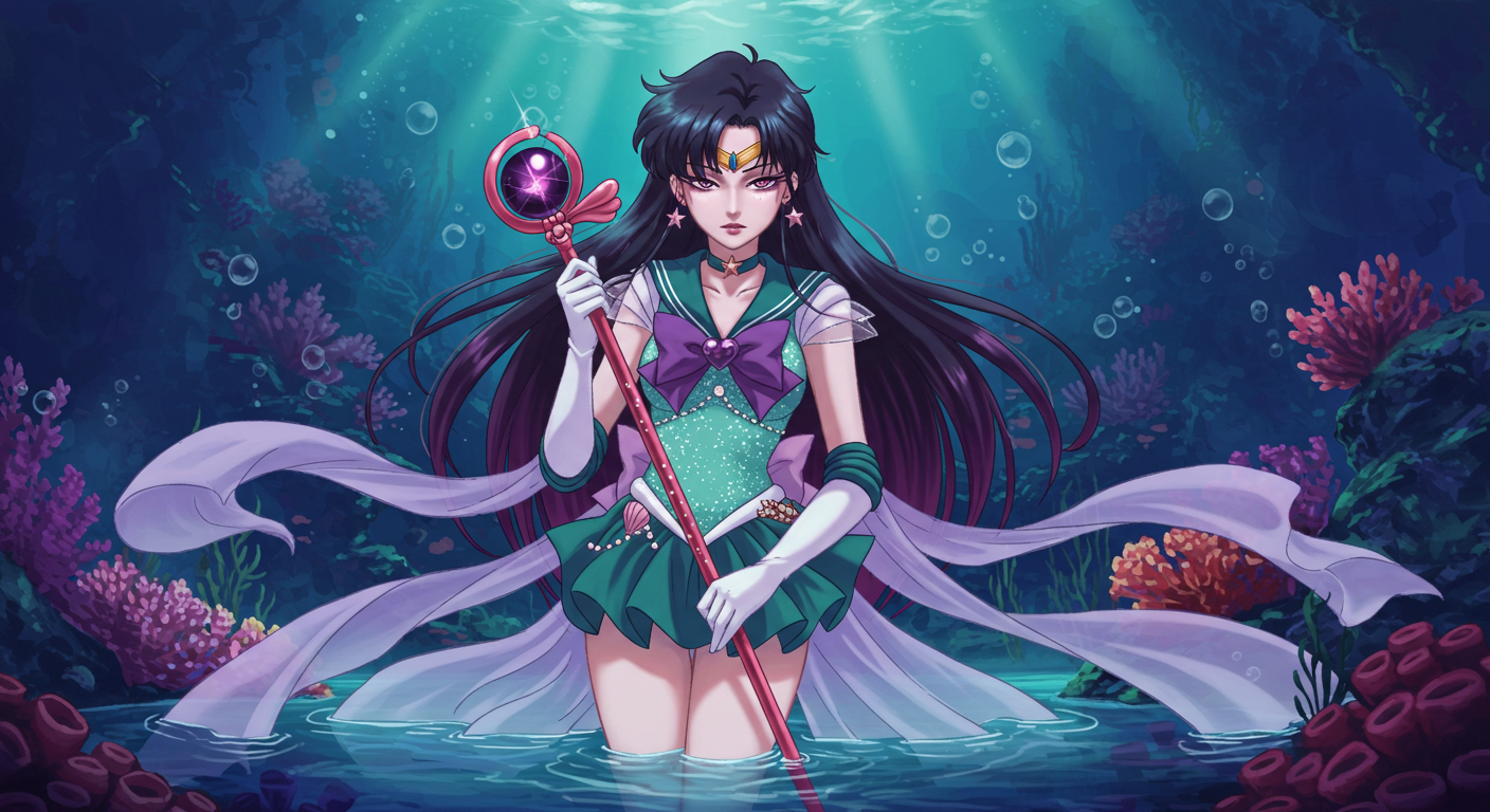 sailor pluto Blank Meme Template