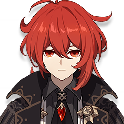Diluc Icon (Transparency) Meme Template