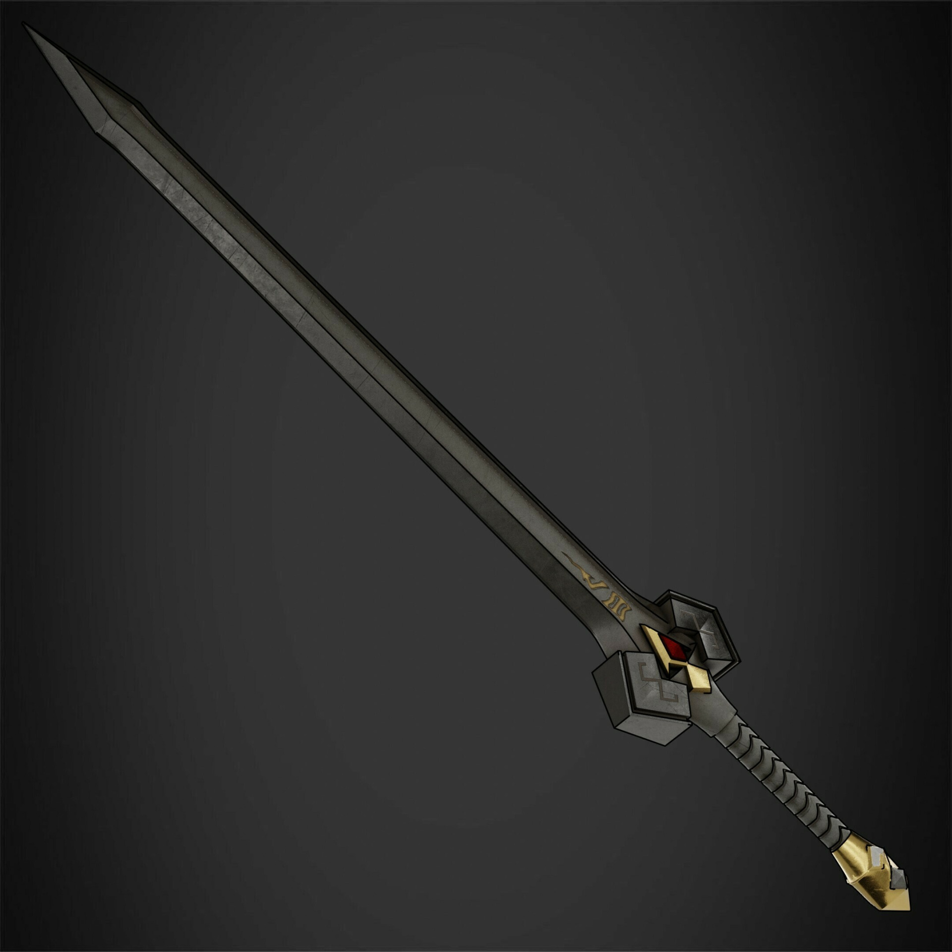 Dark Iron Sword Blank Meme Template