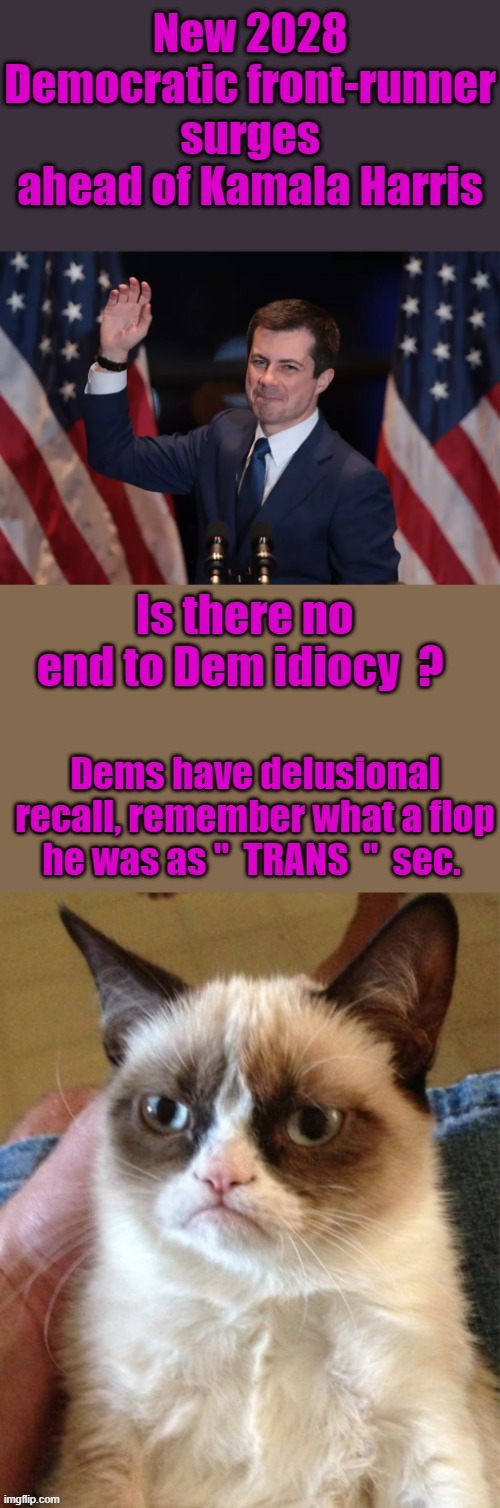 Challenge, list 1 thing he accomplished as Trans sec. Hes nothing but DEI activist hire | made w/ Imgflip meme maker