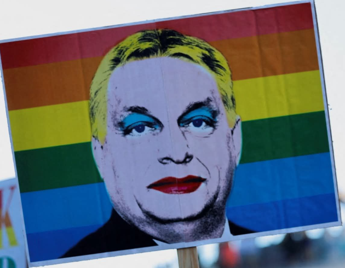 Orbán Gay clown Blank Meme Template