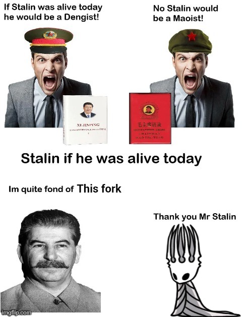 If Stalin Was Alive Today | This fork | image tagged in if stalin was alive today | made w/ Imgflip meme maker