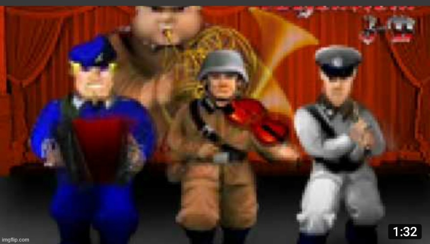 Wolfenstien: the new band | image tagged in farming points,funny,ww2 | made w/ Imgflip meme maker