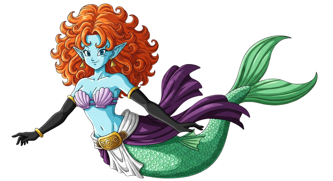mermaid zanyga Blank Meme Template