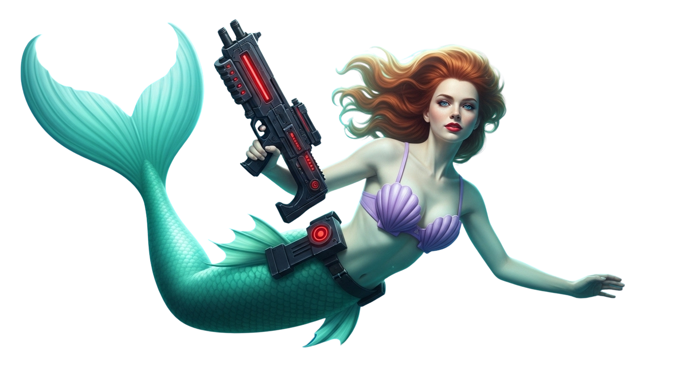 mermaid widow Blank Meme Template