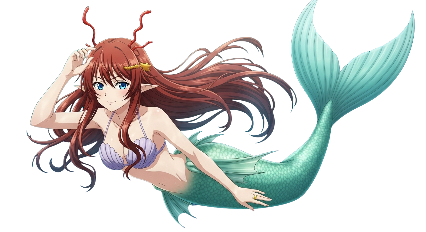 mermaid asuka Blank Meme Template