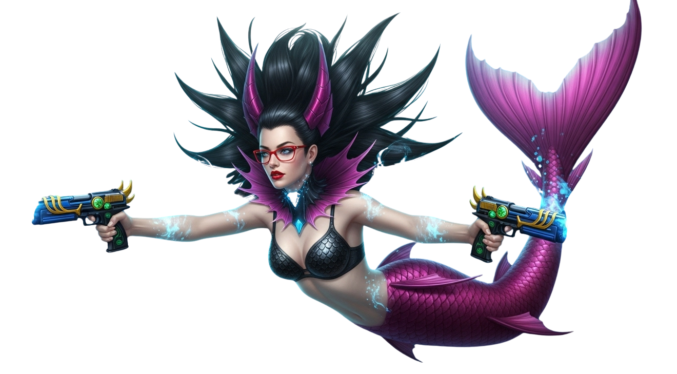 mermaid bayo Blank Meme Template