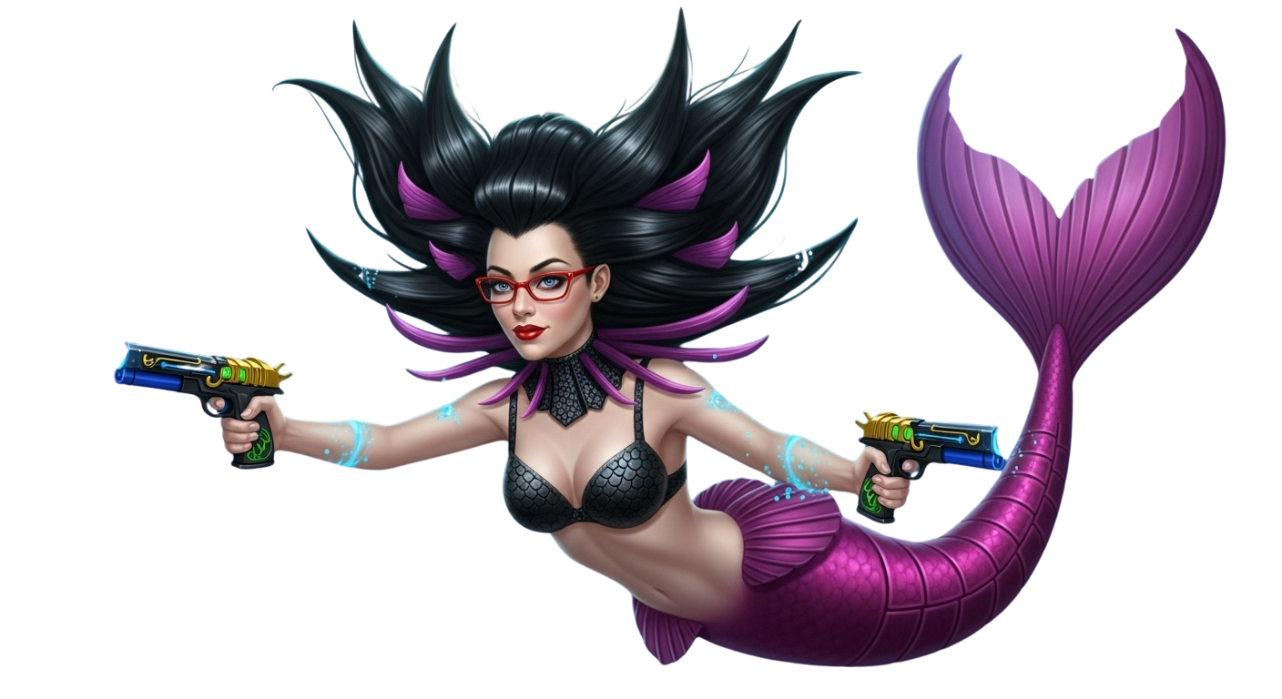 bayonetta mermaid Blank Meme Template