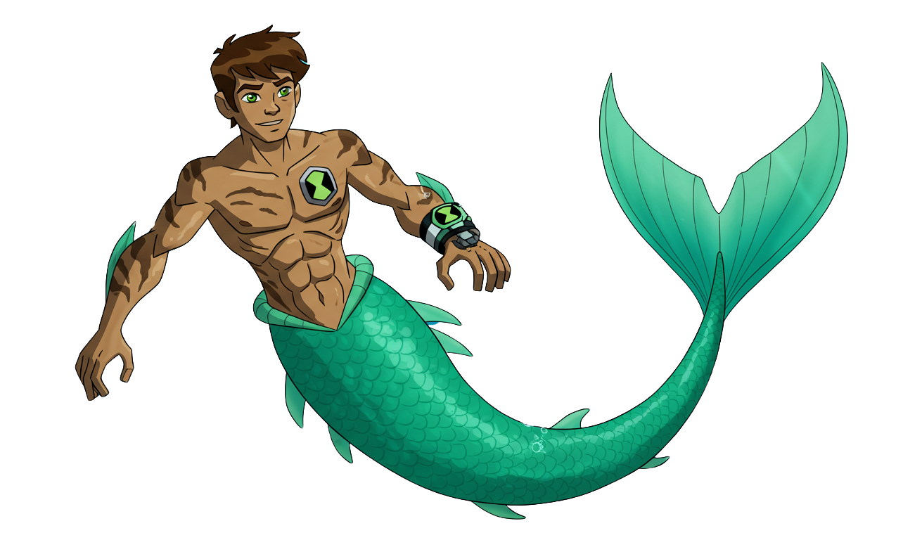mermaid ben Blank Meme Template