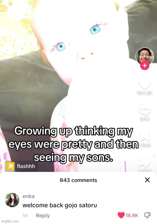 why is this baby getting flashbanged :sob: | made w/ Imgflip meme maker