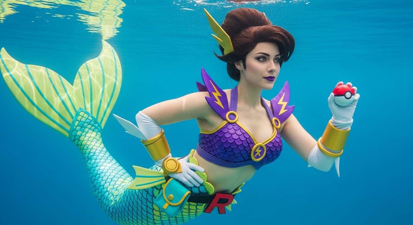 sexy mermaid Blank Meme Template