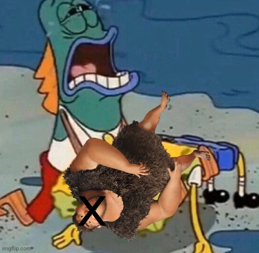 Crying Spongebob Lifeguard Fish | image tagged in crying spongebob lifeguard fish | made w/ Imgflip meme maker