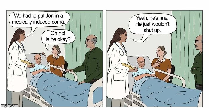 Coma | image tagged in comics | made w/ Imgflip meme maker