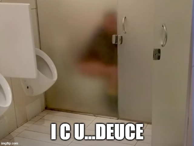 Glass, really? | I C U...DEUCE | image tagged in you had one job | made w/ Imgflip meme maker