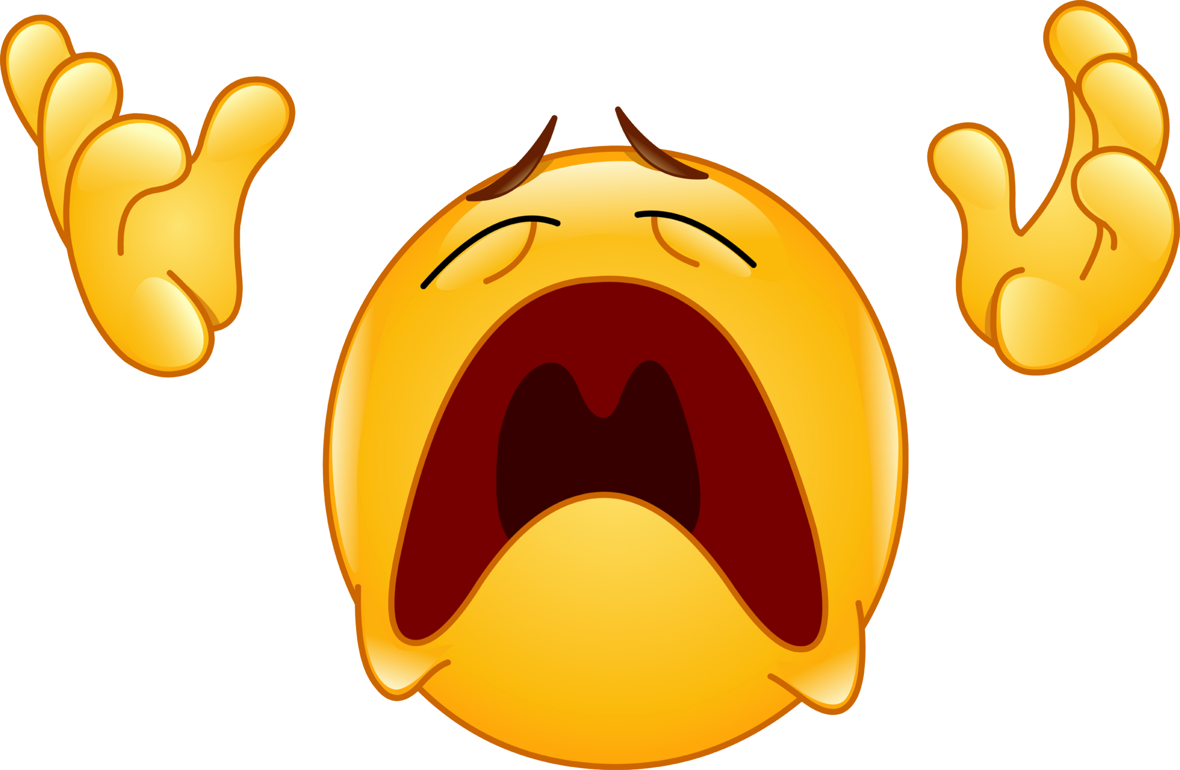 High Quality full quality agony emoji Blank Meme Template