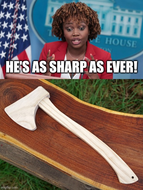 HE'S AS SHARP AS EVER! | image tagged in kjp | made w/ Imgflip meme maker