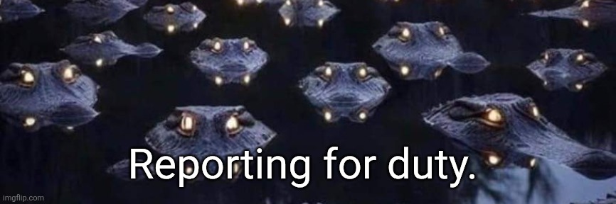 Louisiana yard dogs represent | Reporting for duty. | made w/ Imgflip meme maker
