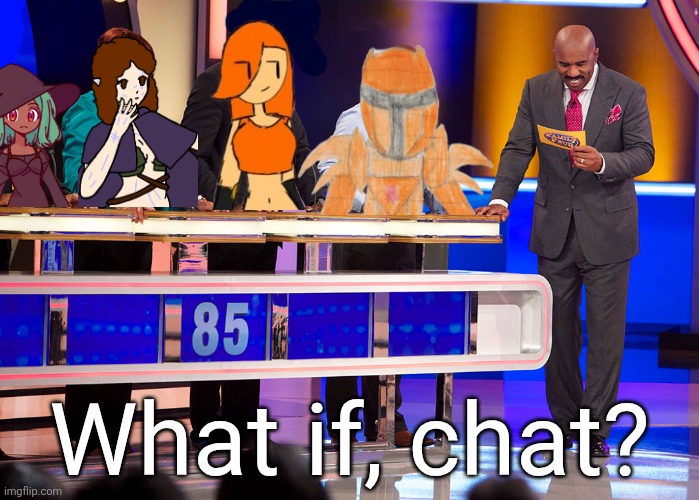 Steve: "Name a game your partner would not like to find you playing!" Peyton: "Meet'n'fuck kingdom Steve!" Steve: "Meet'n- HUH?" | What if, chat? | made w/ Imgflip meme maker