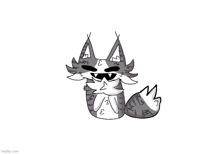 i drew big boi from catto boi (please don't get mad) | image tagged in cat,kitty,games,fluffy | made w/ Imgflip meme maker