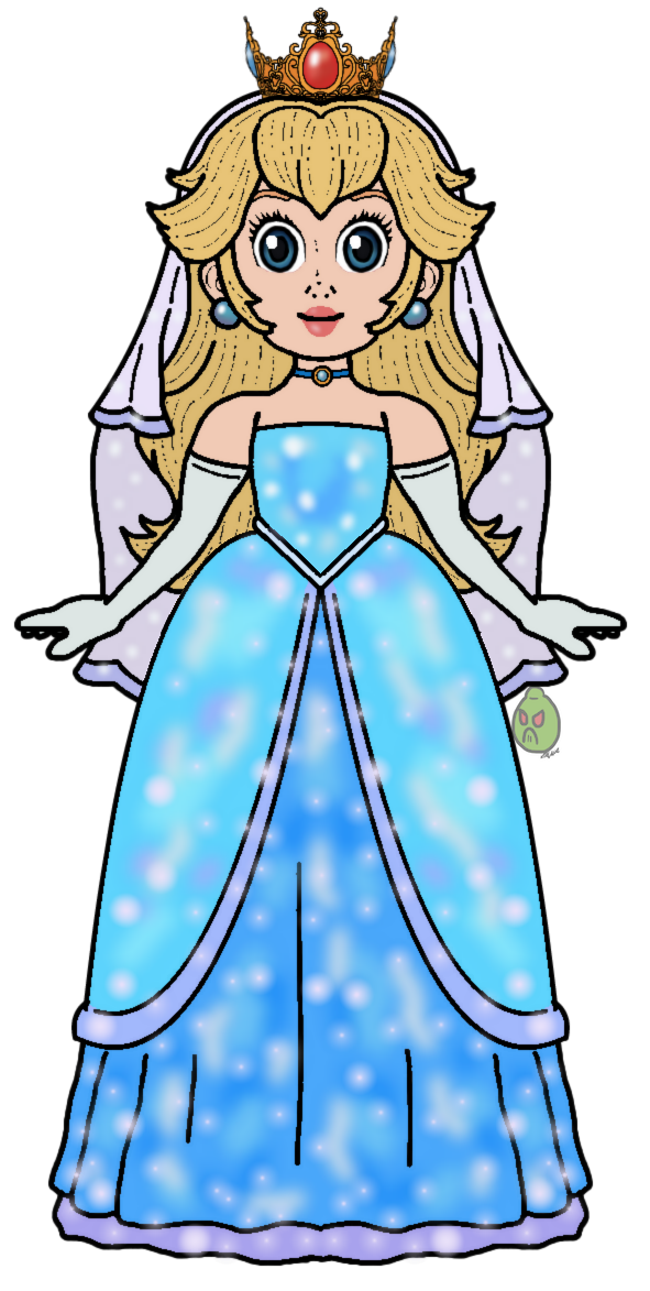Ice Wedding Princess Peach Blank Meme Template
