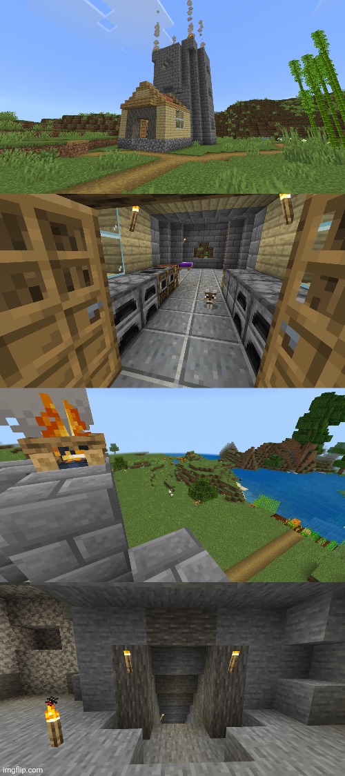 Minecraft Forever World/Nuts Challenge Part 2 - the Stone Age | image tagged in forever world | made w/ Imgflip meme maker
