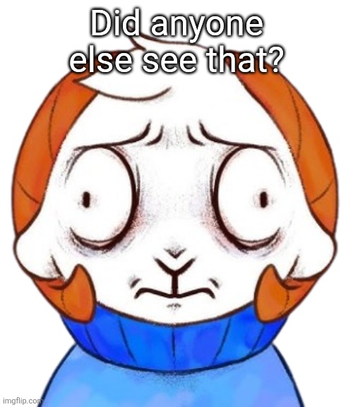 Ram | Did anyone else see that? | image tagged in ram | made w/ Imgflip meme maker
