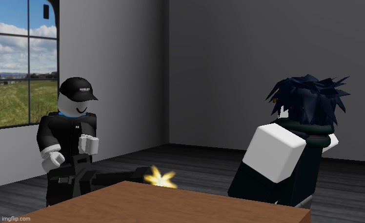 Roblox beating my ass for hacking | made w/ Imgflip meme maker