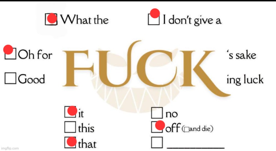 Checkmark fuck | image tagged in checkmark fuck | made w/ Imgflip meme maker