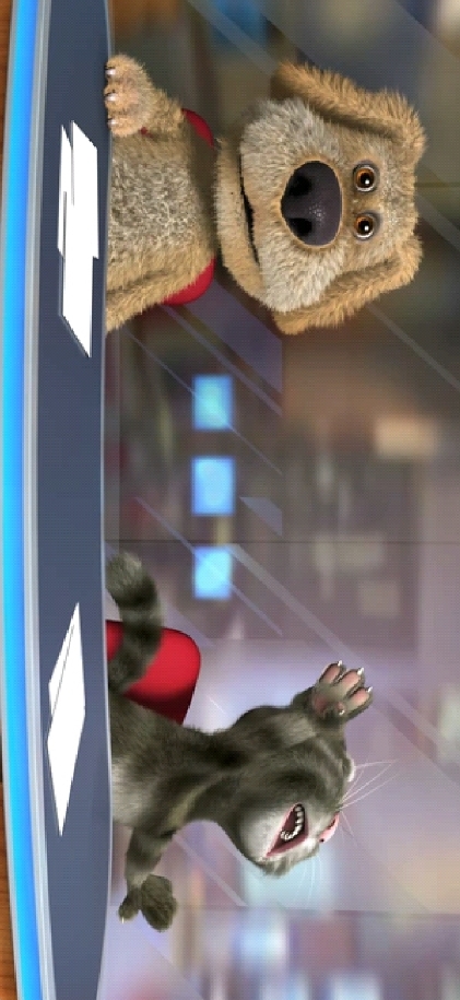 Talking tom falling Blank Meme Template