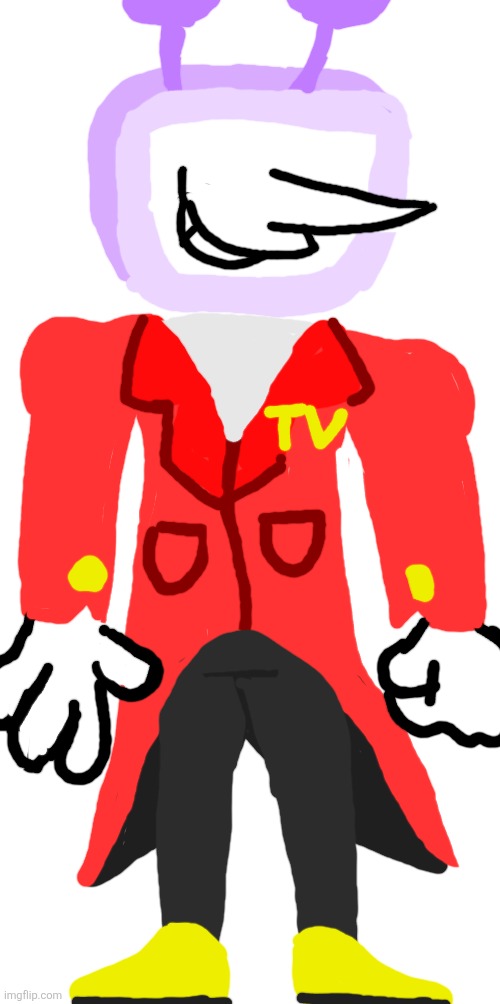 Drew Tenna from memory w/the draw tool | made w/ Imgflip meme maker