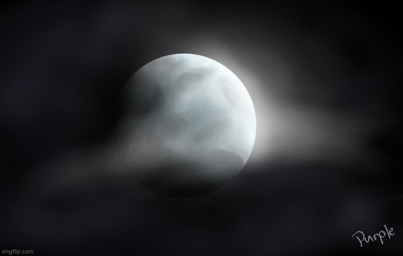 just a random doodle of the moon, made on kleki (in hyperbeam) with a mouse | made w/ Imgflip meme maker