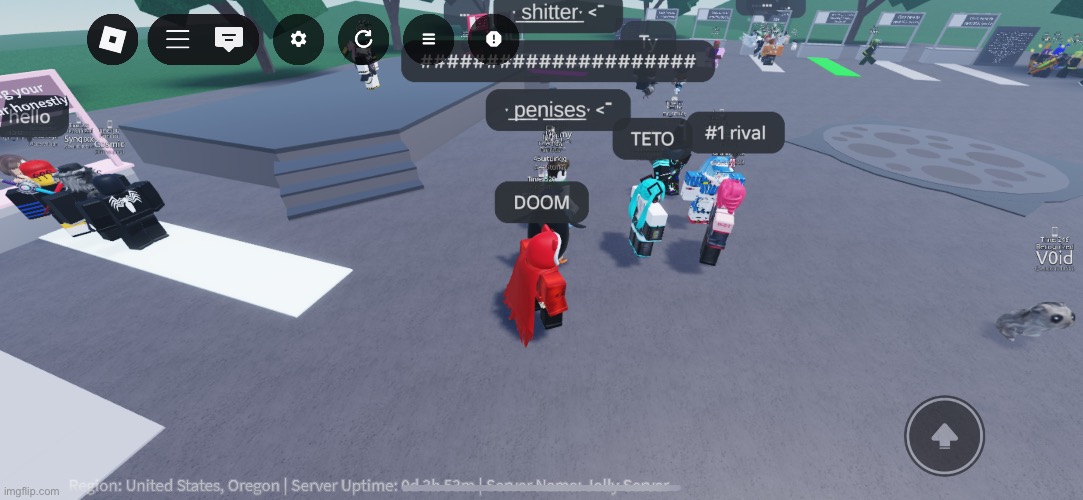 Vibes | image tagged in hatsune miku,teto,red hood,dawn,roblox,and a hacker | made w/ Imgflip meme maker
