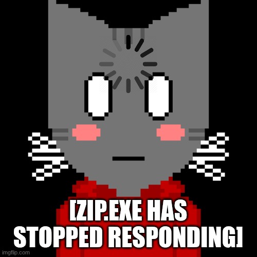 [ZIP.EXE HAS STOPPED RESPONDING] | made w/ Imgflip meme maker